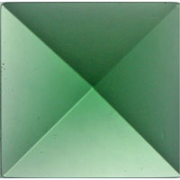 Jewel 26mm Pyramid Green