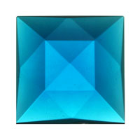 Jewel 50mm Square Turquoise