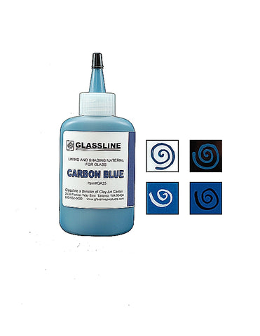 Glassline Pen - Carbon Blue