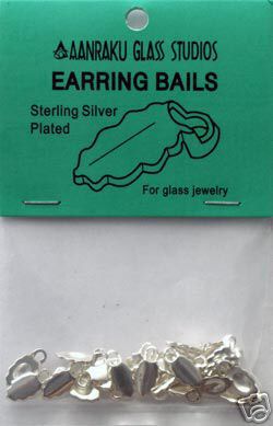 Earring Bails - Silver Plated