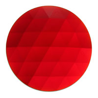 Jewel 30mm Round Red