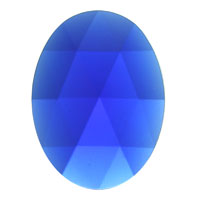 Jewel 40x30mm Oval Blue